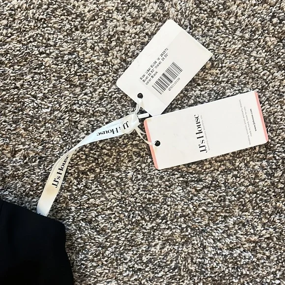 A-line High Neck Floor-Length Chiffon Lace Bridesmaid Dress - Picture 5 of 8